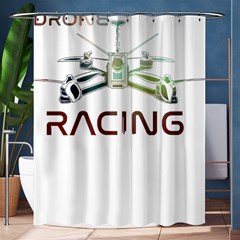 Drone Racing Gift T- Shirt Distressed F P V Drone Racing Drone Racer Pilot Pattern T- Shirt (1) Shower Curtain 60  X 72  (medium)  by ZUXUMI