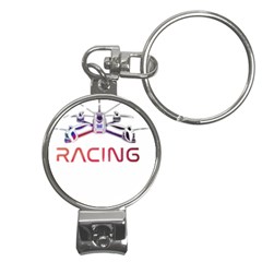 Drone Racing Gift T- Shirt Distressed F P V Drone Racing Drone Racer Pilot Pattern T- Shirt (2) Nail Clippers Key Chain by ZUXUMI