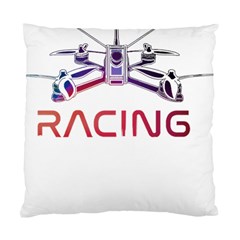 Drone Racing Gift T- Shirt Distressed F P V Drone Racing Drone Racer Pilot Pattern T- Shirt (2) Standard Cushion Case (one Side) by ZUXUMI