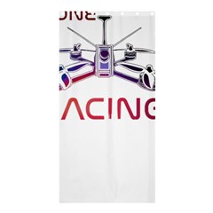 Drone Racing Gift T- Shirt Distressed F P V Drone Racing Drone Racer Pilot Pattern T- Shirt (2) Shower Curtain 36  X 72  (stall)  by ZUXUMI