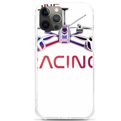 Drone Racing Gift T- Shirt Distressed F P V Drone Racing Drone Racer Pilot Pattern T- Shirt (2) Iphone 12 Pro Max Tpu Uv Print Case by ZUXUMI