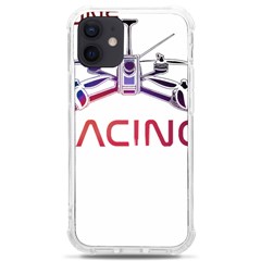 Drone Racing Gift T- Shirt Distressed F P V Drone Racing Drone Racer Pilot Pattern T- Shirt (2) Iphone 12 Mini Tpu Uv Print Case	 by ZUXUMI