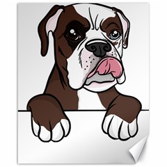 Boxer Dog T- Shirt Tri Colored Boxer T- Shirt Canvas 16  X 20  by JamesGoode