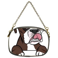 Boxer Dog T- Shirt Tri Colored Boxer T- Shirt Chain Purse (one Side) by JamesGoode