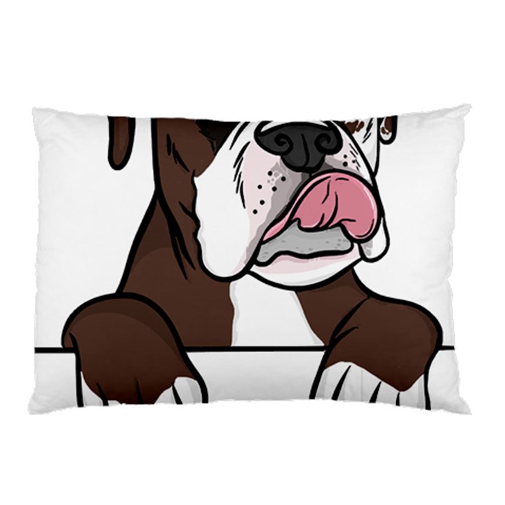 Boxer Dog T- Shirt Tri Colored Boxer T- Shirt Pillow Case