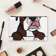 Boxer Dog T- Shirt Tri Colored Boxer T- Shirt Cosmetic Bag (medium)