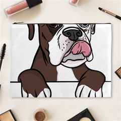 Boxer Dog T- Shirt Tri Colored Boxer T- Shirt Cosmetic Bag (xl)