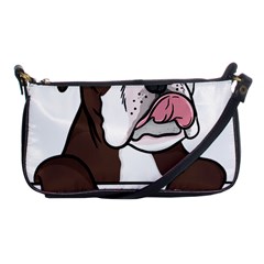 Boxer Dog T- Shirt Tri Colored Boxer T- Shirt Shoulder Clutch Bag by JamesGoode