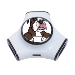 Boxer Dog T- Shirt Tri Colored Boxer T- Shirt 3-port Usb Hub