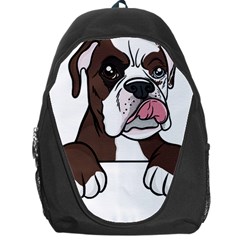 Boxer Dog T- Shirt Tri Colored Boxer T- Shirt Backpack Bag