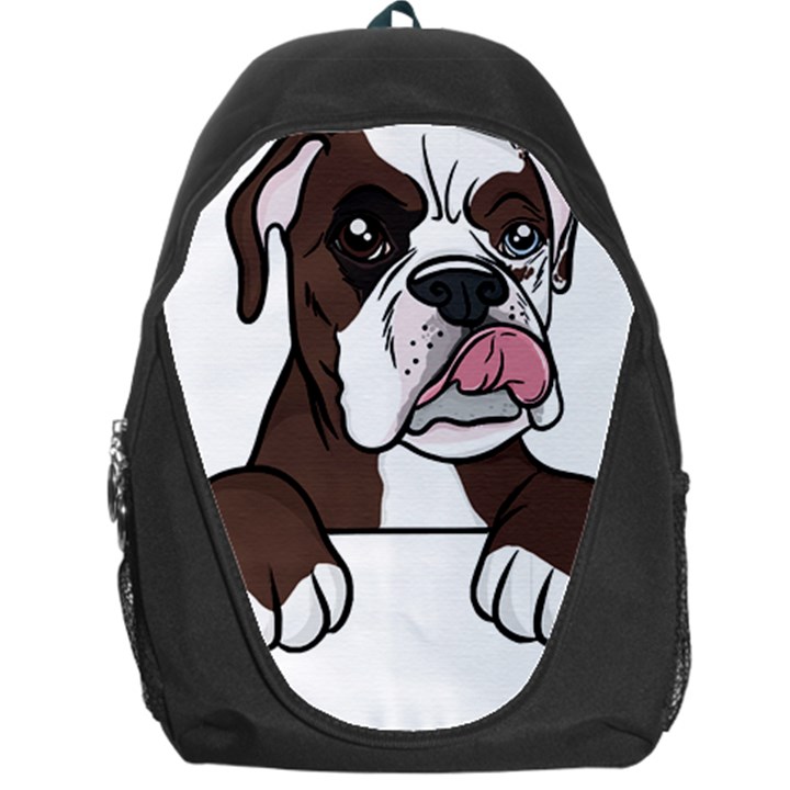 Boxer Dog T- Shirt Tri Colored Boxer T- Shirt Backpack Bag