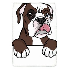 Boxer Dog T- Shirt Tri Colored Boxer T- Shirt Removable Flap Cover (l)