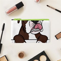 Boxer Dog T- Shirt Tri Colored Boxer T- Shirt Cosmetic Bag (xs)