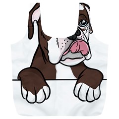 Boxer Dog T- Shirt Tri Colored Boxer T- Shirt Full Print Recycle Bag (xxxl)