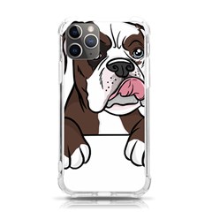 Boxer Dog T- Shirt Tri Colored Boxer T- Shirt Iphone 11 Pro 5 8 Inch Tpu Uv Print Case by JamesGoode