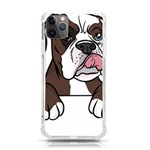 Boxer Dog T- Shirt Tri Colored Boxer T- Shirt iPhone 11 Pro Max 6.5 Inch TPU UV Print Case Front