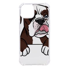 Boxer Dog T- Shirt Tri Colored Boxer T- Shirt Iphone 14 Tpu Uv Print Case