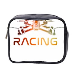 Drone Racing Gift T- Shirt Distressed F P V Drone Racing Drone Racer Pilot Pattern T- Shirt Mini Toiletries Bag (two Sides) by ZUXUMI