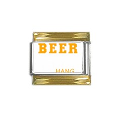 Boxer T- Shirt I Just Want To Drink Beer And Hang With My Boxer Dog T- Shirt Gold Trim Italian Charm (9mm)