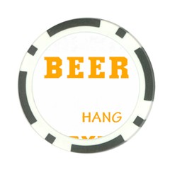 Boxer T- Shirt I Just Want To Drink Beer And Hang With My Boxer Dog T- Shirt Poker Chip Card Guard by JamesGoode