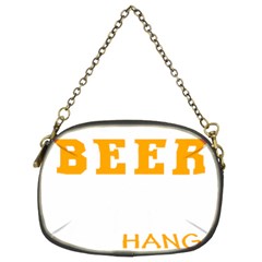 Boxer T- Shirt I Just Want To Drink Beer And Hang With My Boxer Dog T- Shirt Chain Purse (two Sides)