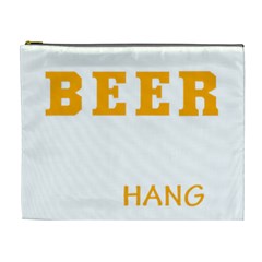 Boxer T- Shirt I Just Want To Drink Beer And Hang With My Boxer Dog T- Shirt Cosmetic Bag (xl) by JamesGoode