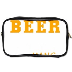 Boxer T- Shirt I Just Want To Drink Beer And Hang With My Boxer Dog T- Shirt Toiletries Bag (two Sides)