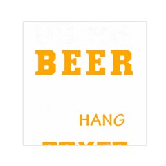 Boxer T- Shirt I Just Want To Drink Beer And Hang With My Boxer Dog T- Shirt Square Satin Scarf (30  X 30 )