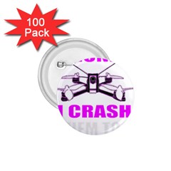 Drone Racing Gift T- Shirt Distressed F P V Race Drone Racing Drone Racer Pattern Quote T- Shirt (2) 1.75  Buttons (100 pack) 