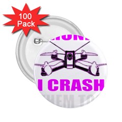 Drone Racing Gift T- Shirt Distressed F P V Race Drone Racing Drone Racer Pattern Quote T- Shirt (2) 2.25  Buttons (100 pack) 