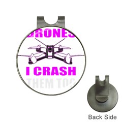 Drone Racing Gift T- Shirt Distressed F P V Race Drone Racing Drone Racer Pattern Quote T- Shirt (2) Hat Clips With Golf Markers by ZUXUMI