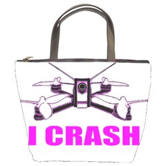 Drone Racing Gift T- Shirt Distressed F P V Race Drone Racing Drone Racer Pattern Quote T- Shirt (2) Bucket Bag