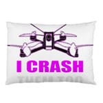 Drone Racing Gift T- Shirt Distressed F P V Race Drone Racing Drone Racer Pattern Quote T- Shirt (2) Pillow Case (Two Sides) Front