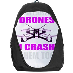 Drone Racing Gift T- Shirt Distressed F P V Race Drone Racing Drone Racer Pattern Quote T- Shirt (2) Backpack Bag