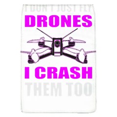 Drone Racing Gift T- Shirt Distressed F P V Race Drone Racing Drone Racer Pattern Quote T- Shirt (2) Removable Flap Cover (L)