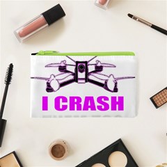 Drone Racing Gift T- Shirt Distressed F P V Race Drone Racing Drone Racer Pattern Quote T- Shirt (2) Cosmetic Bag (XS)