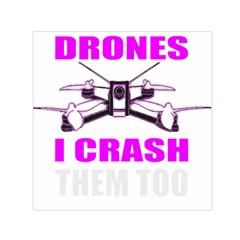 Drone Racing Gift T- Shirt Distressed F P V Race Drone Racing Drone Racer Pattern Quote T- Shirt (2) Square Satin Scarf (30  x 30 )