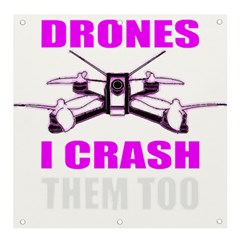 Drone Racing Gift T- Shirt Distressed F P V Race Drone Racing Drone Racer Pattern Quote T- Shirt (2) Banner and Sign 4  x 4 