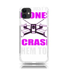 Drone Racing Gift T- Shirt Distressed F P V Race Drone Racing Drone Racer Pattern Quote T- Shirt (2) Iphone 11 Tpu Uv Print Case by ZUXUMI