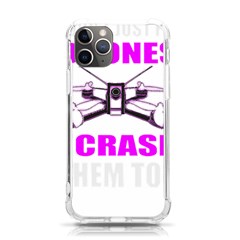 Drone Racing Gift T- Shirt Distressed F P V Race Drone Racing Drone Racer Pattern Quote T- Shirt (2) iPhone 11 Pro 5.8 Inch TPU UV Print Case