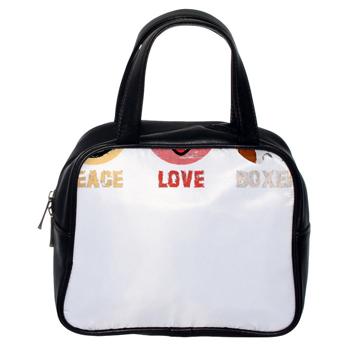 Boxer T- Shirt Peace Love Boxer T- Shirt Classic Handbag (One Side)