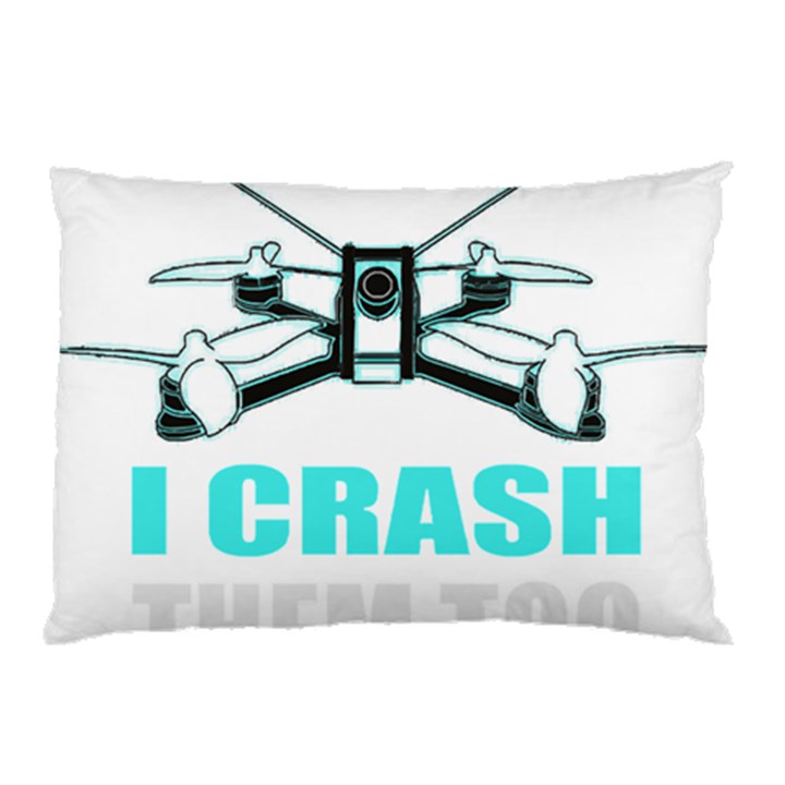 Drone Racing Gift T- Shirt Distressed F P V Race Drone Racing Drone Racer Pattern Quote T- Shirt (3) Pillow Case