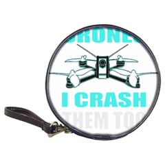 Drone Racing Gift T- Shirt Distressed F P V Race Drone Racing Drone Racer Pattern Quote T- Shirt (3) Classic 20-cd Wallets by ZUXUMI