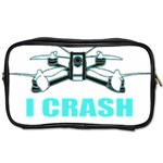 Drone Racing Gift T- Shirt Distressed F P V Race Drone Racing Drone Racer Pattern Quote T- Shirt (3) Toiletries Bag (Two Sides) Front