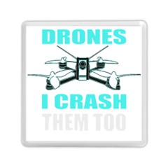 Drone Racing Gift T- Shirt Distressed F P V Race Drone Racing Drone Racer Pattern Quote T- Shirt (3) Memory Card Reader (square) by ZUXUMI