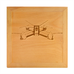 Drone Racing Gift T- Shirt Distressed F P V Race Drone Racing Drone Racer Pattern Quote T- Shirt (3) Wood Photo Frame Cube by ZUXUMI