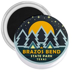 Brazos Bend State Park T- Shirt Brazos Bend State Park Night Sky T- Shirt 3  Magnets by JamesGoode