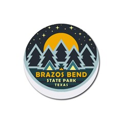 Brazos Bend State Park T- Shirt Brazos Bend State Park Night Sky T- Shirt Rubber Coaster (round) by JamesGoode