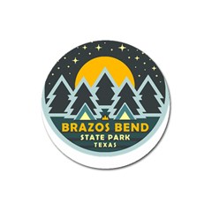 Brazos Bend State Park T- Shirt Brazos Bend State Park Night Sky T- Shirt Magnet 3  (round) by JamesGoode