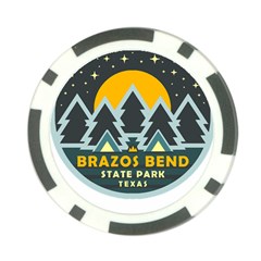 Brazos Bend State Park T- Shirt Brazos Bend State Park Night Sky T- Shirt Poker Chip Card Guard (10 Pack) by JamesGoode